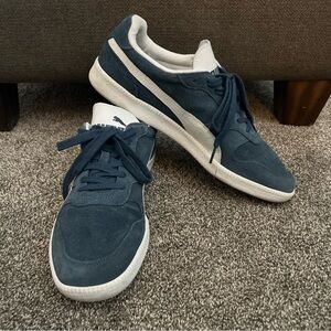 PUMA Suede Smash Navy Blue Sneakers Men’s Size 12M Classic Retro 90s